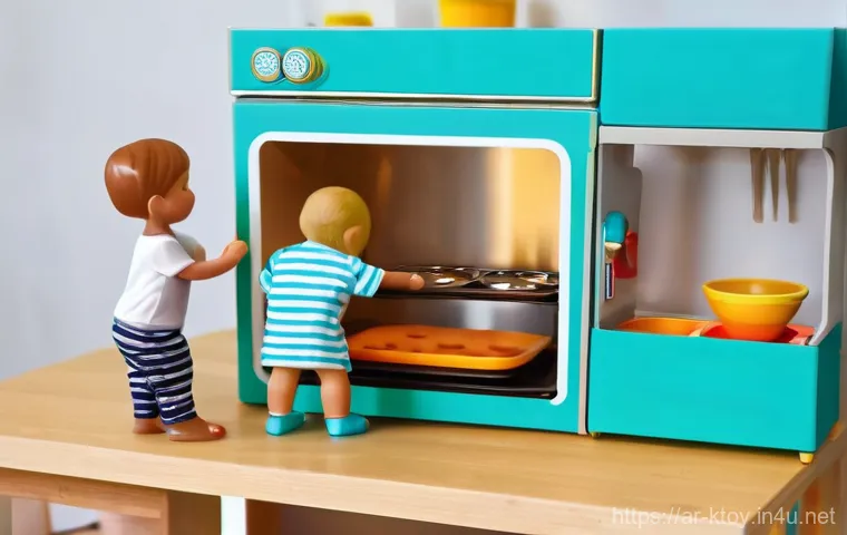 주방완구 인기 검색어 - **Prompt 1: The Creative Wooden Kitchen Corner**
    A wide shot of a brightly lit, cozy playroom co...
